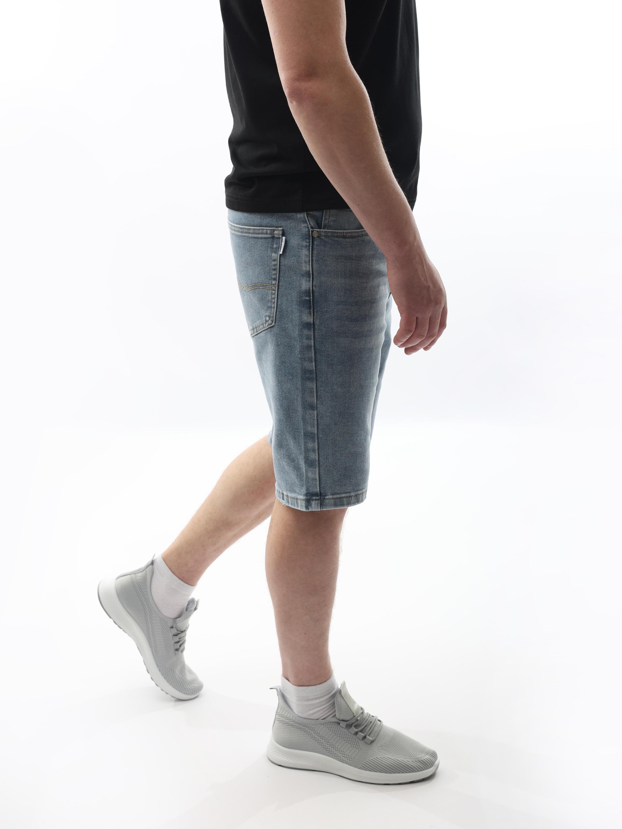 Шорти джинсові чоловічі est. 1991 р. 33 Блакитний (277899-33) - фото 2