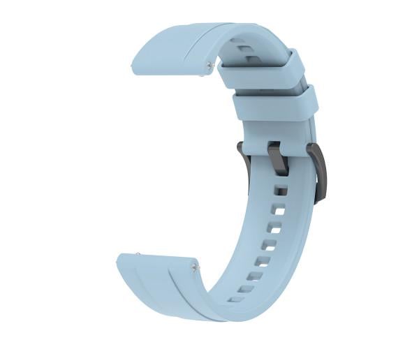Ремешок силиконовый Wide Line для Huawei Watch GT 6 46 мм/GT 6 Pro 46/22 мм Голубой (48977)