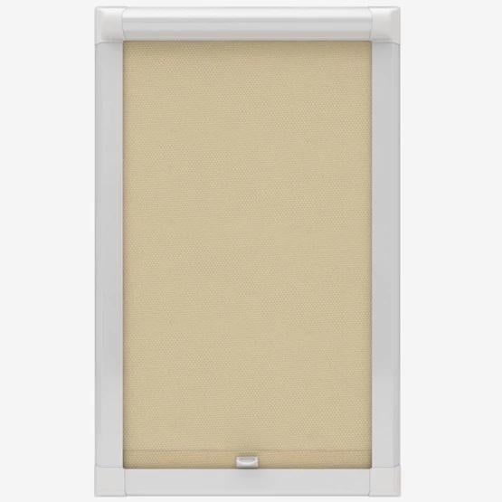 Рулонная штора Wenster Kamila A 604 122,5х160 см закрытого типа на пружине на мансардное окно Кремовый (1210219852)