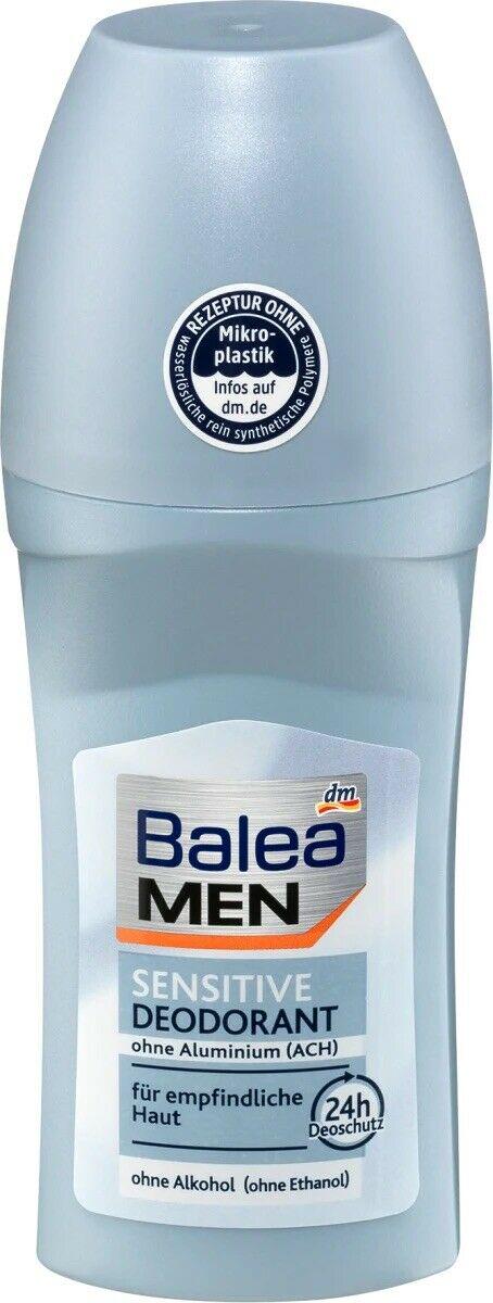 Дезодорант кульковий Balea men Sensitive 50 мл (4058172739033)