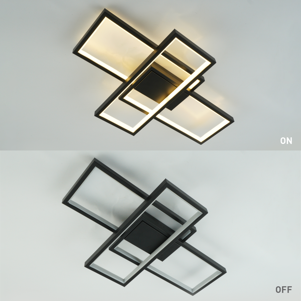 Люстра ESLLSE SVEN 3S LED 65 Вт с пультом 550x360x80 мм Черный (10493) - фото 6 Люстра ESLLSE SVEN 3S LED 65 Вт с пультом 550x360x80 мм Черный (10493) - фото 6