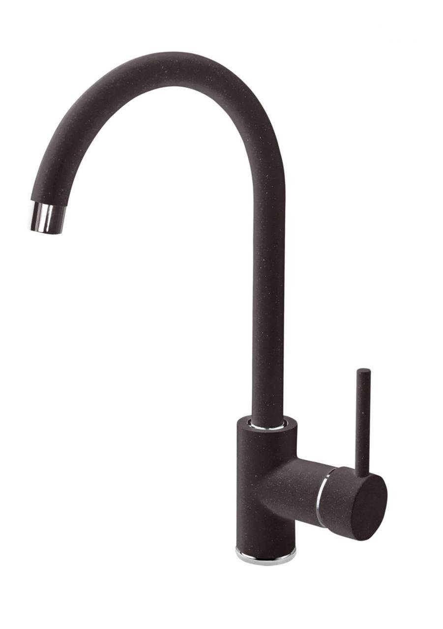 Смеситель кухоний Wasabi BEW 262M высокий Графитовый (27879356)