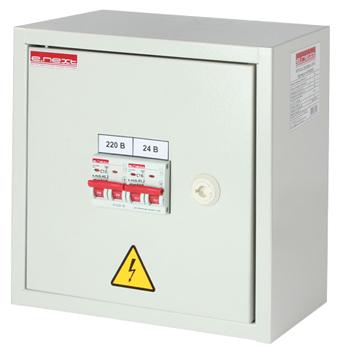 Ящик с понижающим трансформатором E.NEXT ЯТП 0,4 кВт 220/24V IP31 (s0102011)