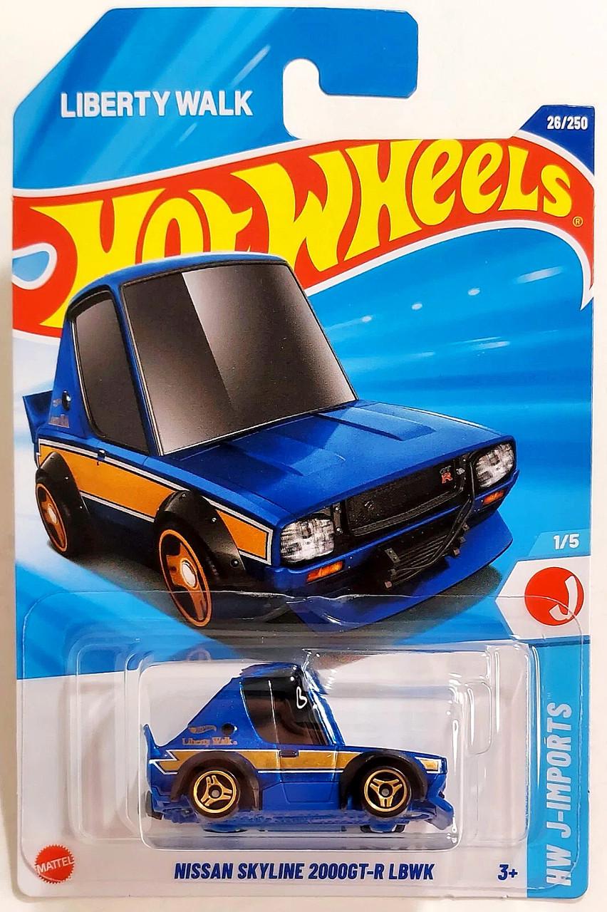 Игрушечная машинка Hot Wheels Nissan Skyline 2000GT-R LBWK 2025 J-Imports №026 (HYX54)