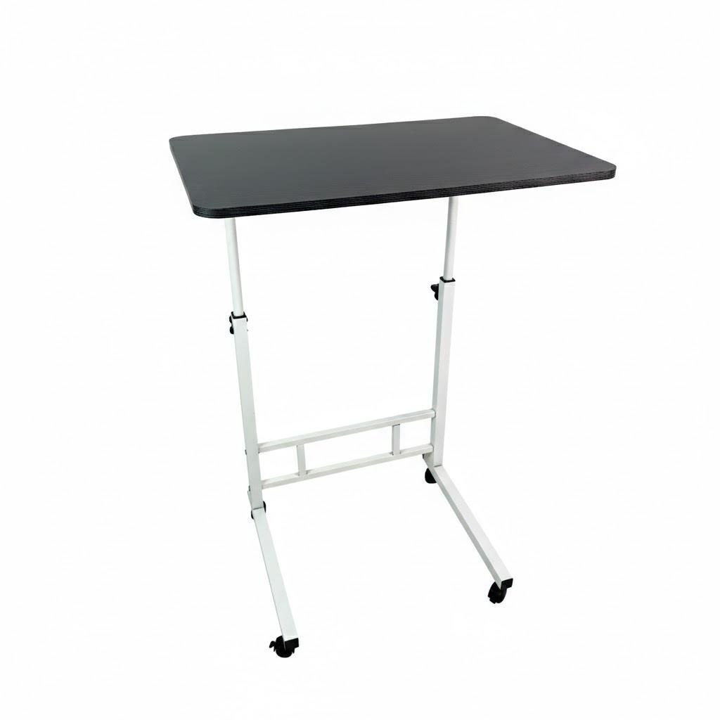 Столик для ноутбука на колесах с регулировкой по высоте Черный (GMDL-60-Black)