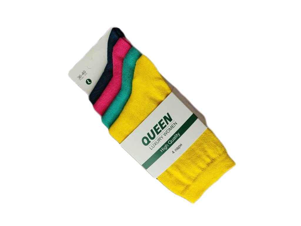Носки женские Queen 360х40 4 пары р. 36-40 Разноцветный (987809) Носки женские Queen 360х40 4 пары р. 36-40 Разноцветный (987809)