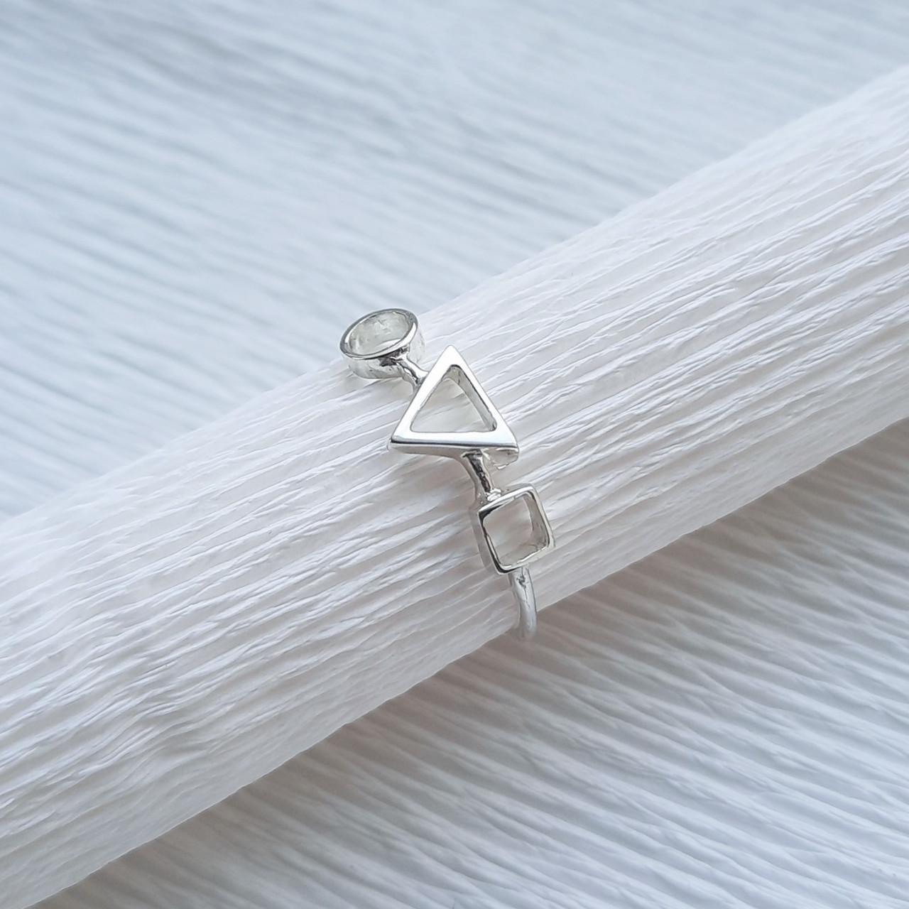 Серебряное кольцо Фигура р. 15-17 (144к)