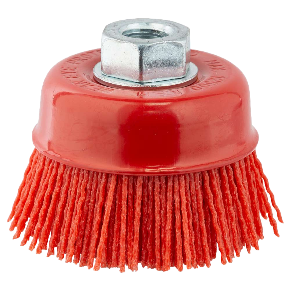 Щетка пиранья для КШМ Sigma 75 мм чашка Красный (53929)