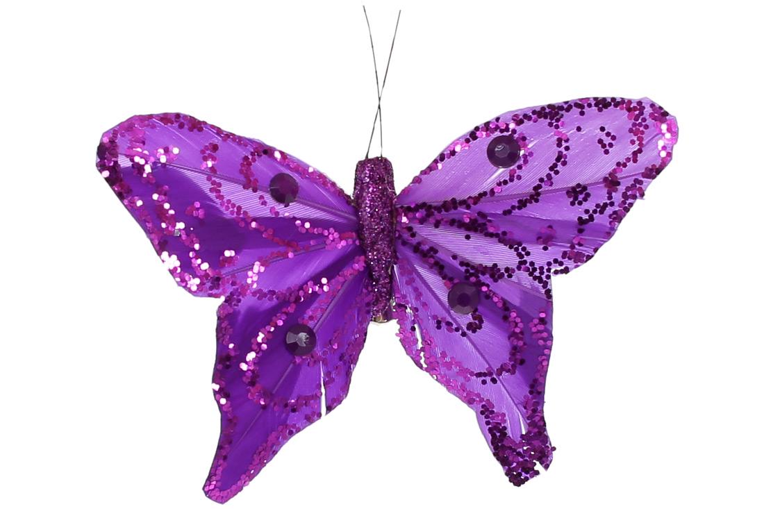 Декоративная бабочка на клипсе BonaDi (117-888-9)