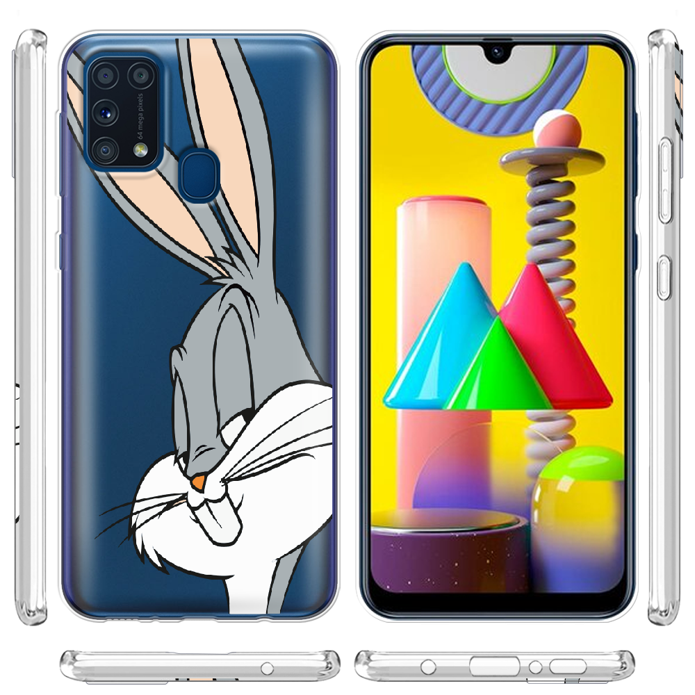 Чохол Boxface Samsung M315 Galaxy M31 Lucky Rabbit Прозорий силікон (39091-bk81-39091) - фото 2