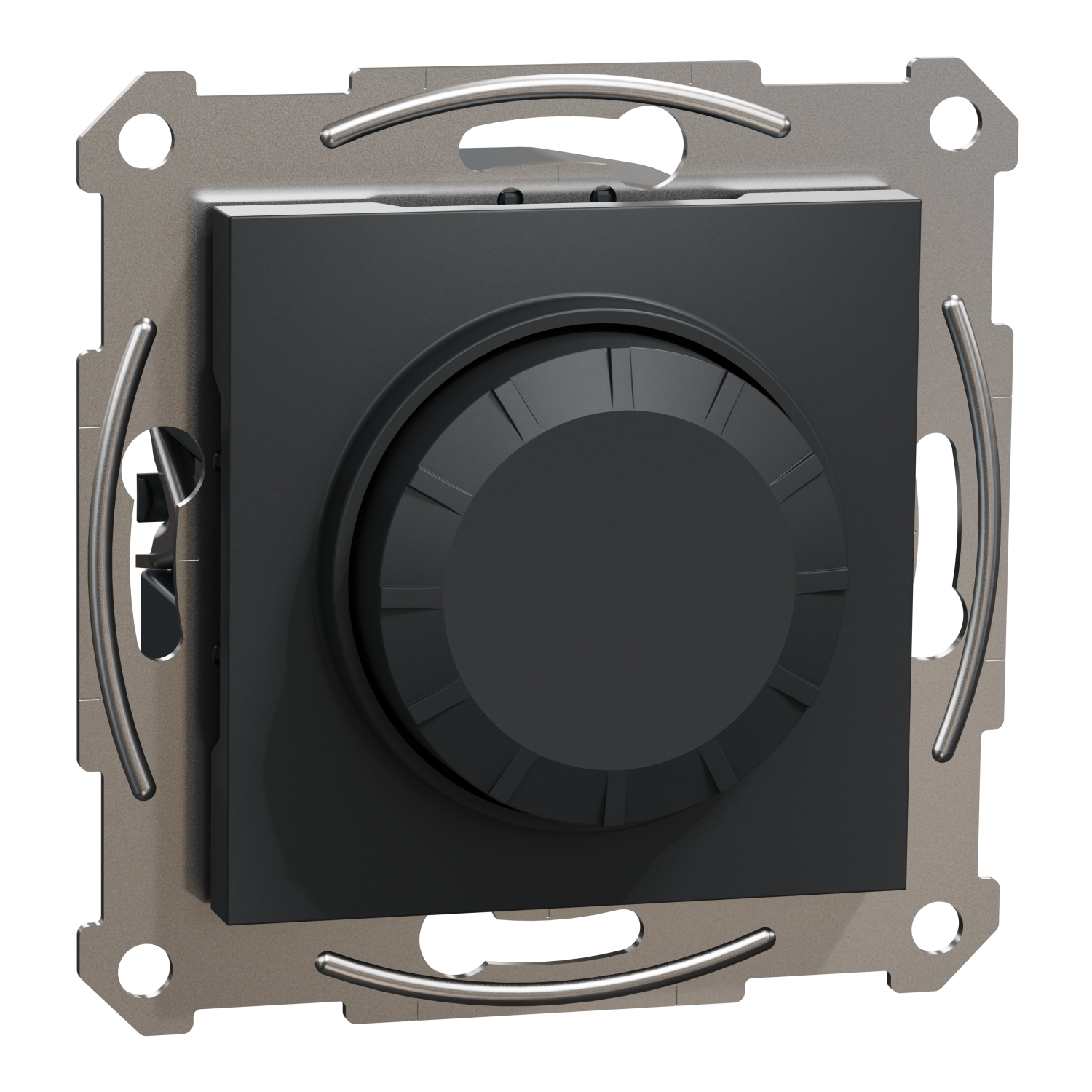 Світлорегулятор поворотний Schneider Electric Asfora 370 Вт Антрацитовий (EPH6800171)