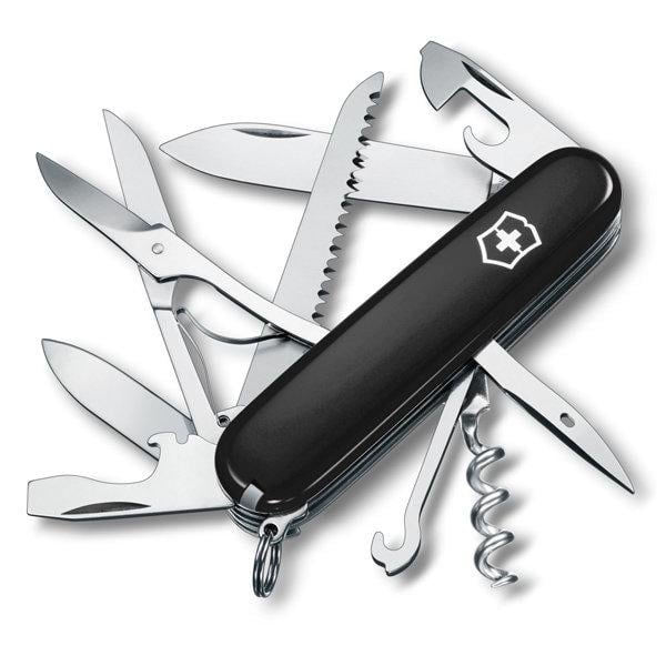 Мультитул Victorinox Swiss Army Huntsman 1.3713.3 Чорний (58-79-Vx13713.3)