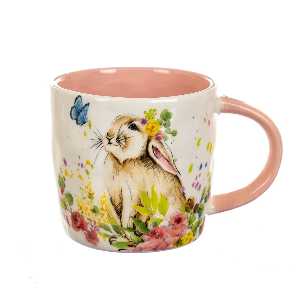 Чашка Elisey Кролик с бабочкой 400 мл 4 шт. (4002-003)