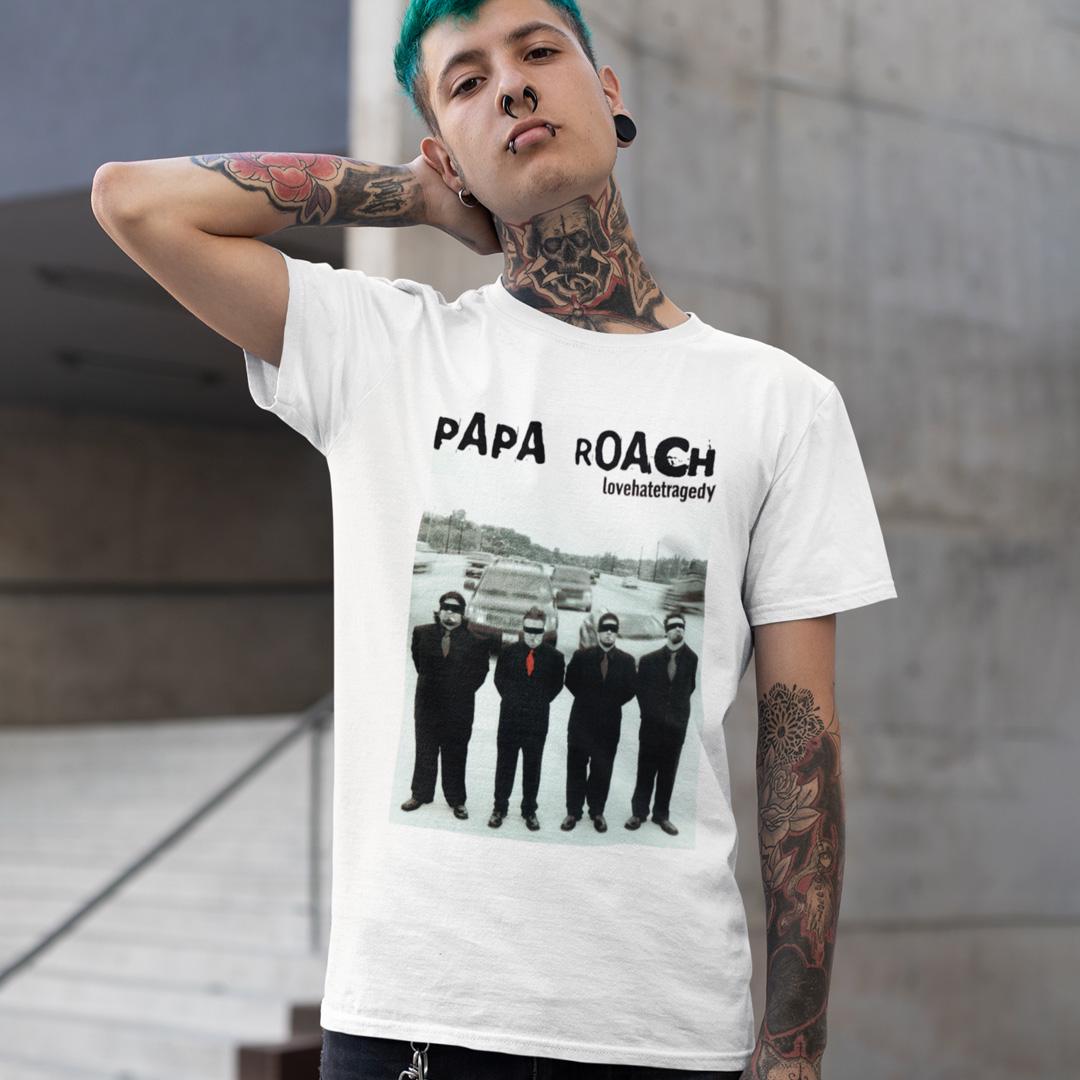 Футболка унисекс Papa Roach lovehatetragedy wht 3XL Белый (0000011140) Футболка унисекс Papa Roach lovehatetragedy wht 3XL Белый (0000011140)