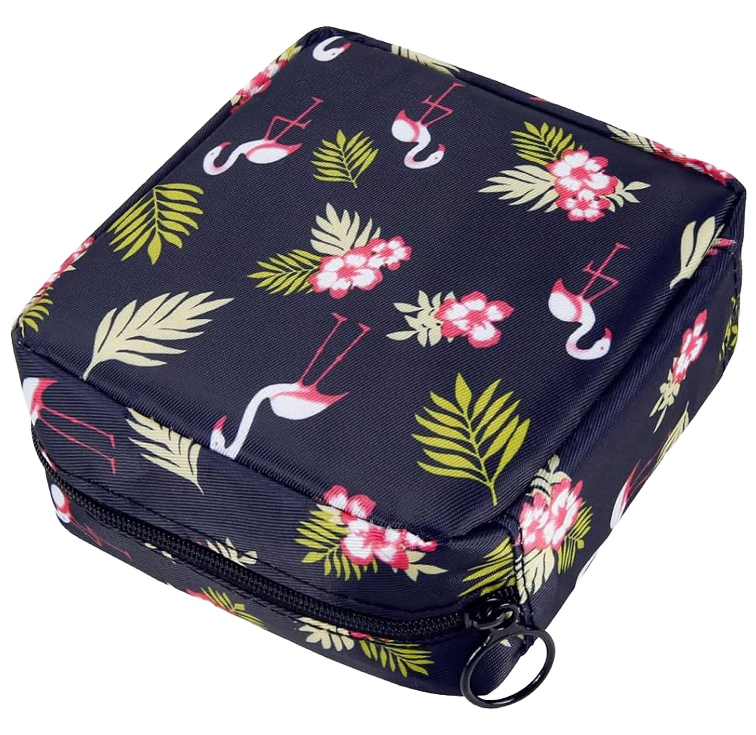 Косметичка водонепроникна Flamingo 12х12х4 см Black