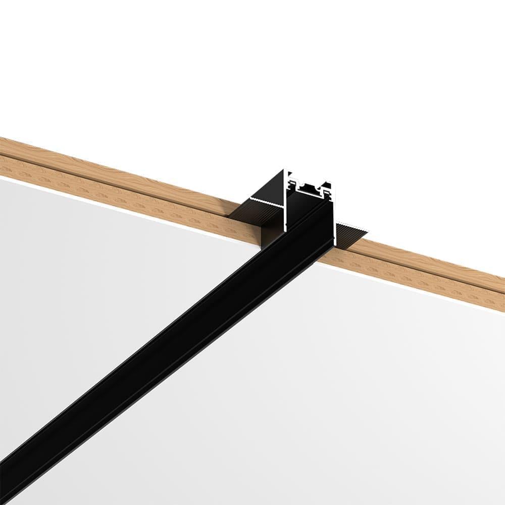 Шинопровод магнитный Violux DTD врезной под гипсокартон 12 мм 3 м Черный (320123)