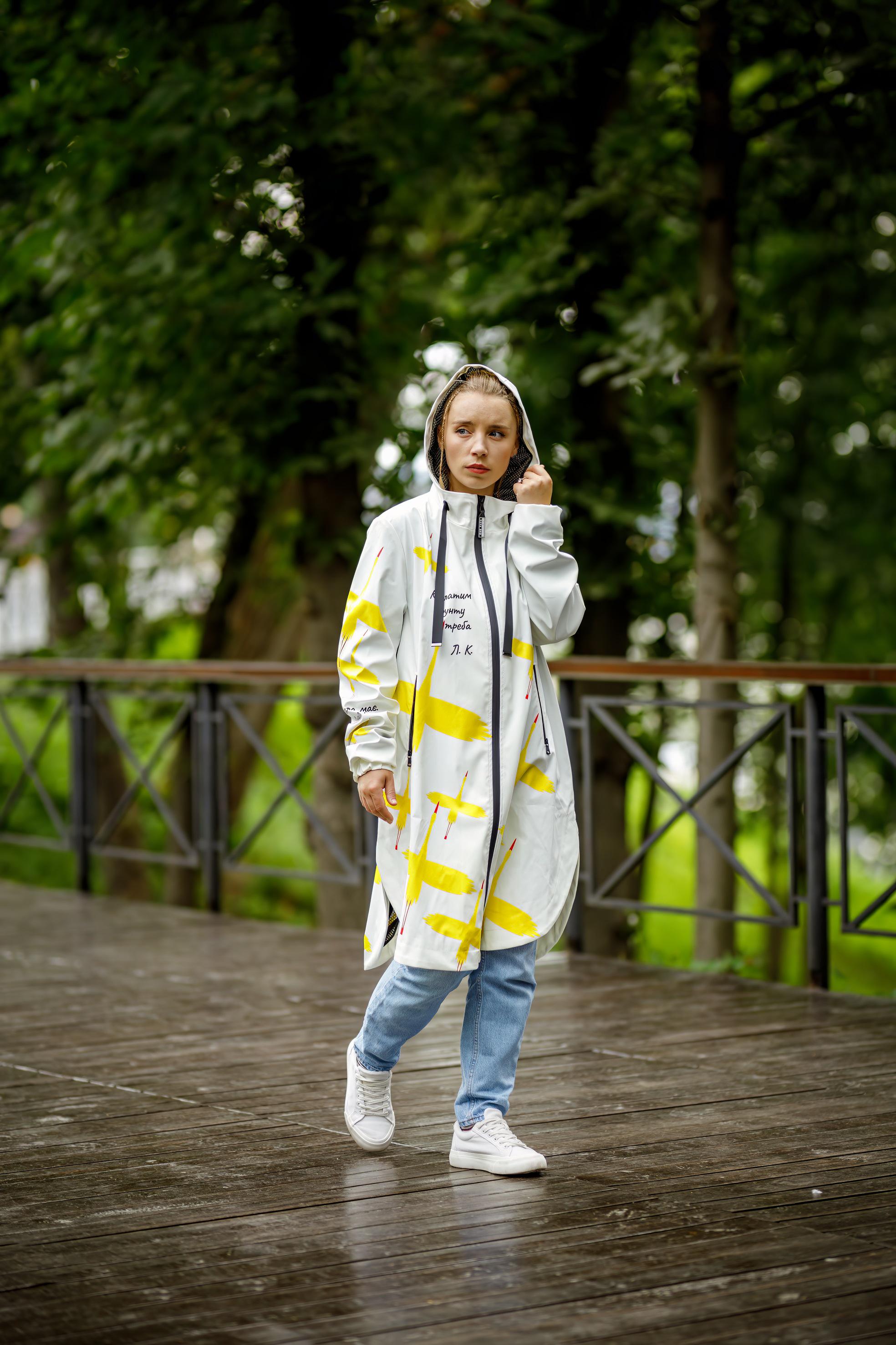 Дождевик ONE FACE Крылья р. 42-44 S/M Белый (25814054)