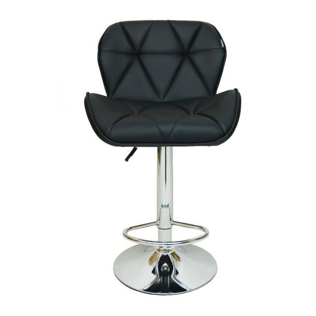 Барний стілець зі спинкою Bonro B-087 Чорний (2670148607) - фото 2 Барний стілець зі спинкою Bonro B-087 Чорний (2670148607) - фото 2