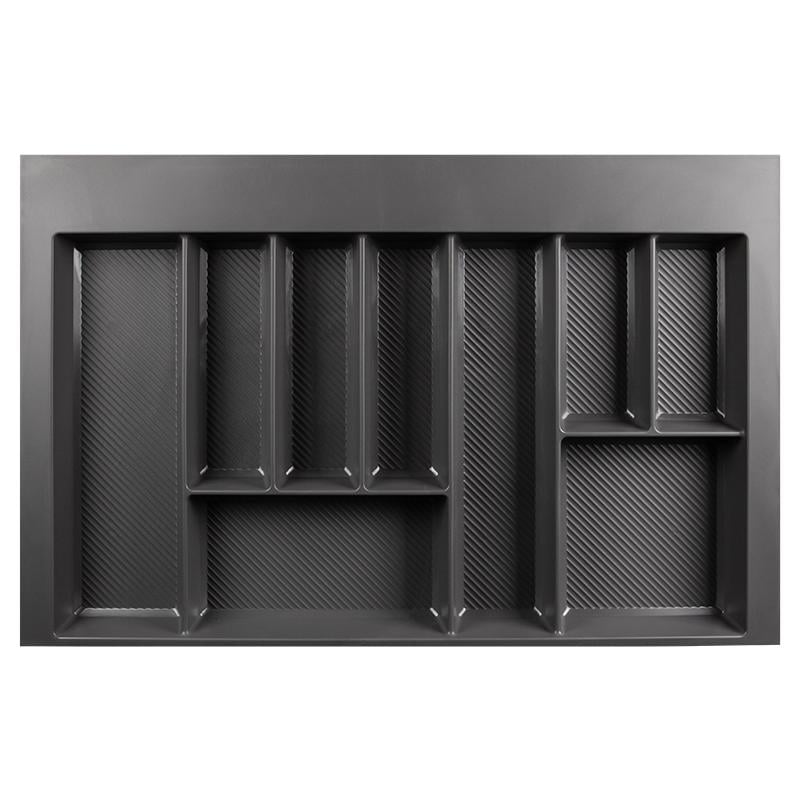 Лоток для столових приладів 750-690 Muller W=800 мм 80 см Антрацит матовий - фото 2