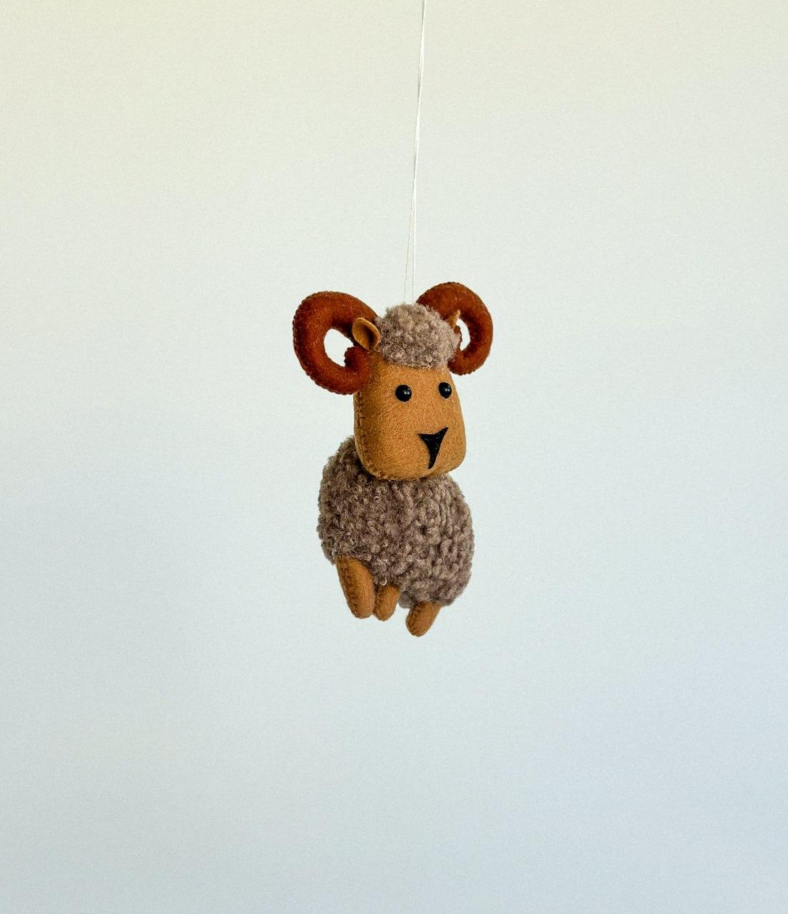 Мягкая игрушка фетровая баранец ручная работа (29472379) - фото 6 Мягкая игрушка фетровая баранец ручная работа (29472379) - фото 6