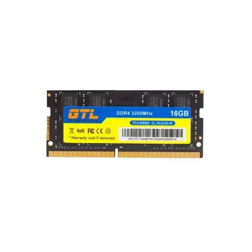 Пам'ять SO-DIMM/DDR4/16Gb/3200 MHz/GTL/1,2 V/CL22 (GTLSD16D432BK)