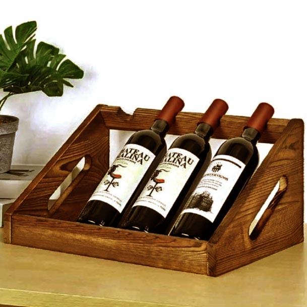 Полка для вина настольная Леония Охра (Впс-004004)