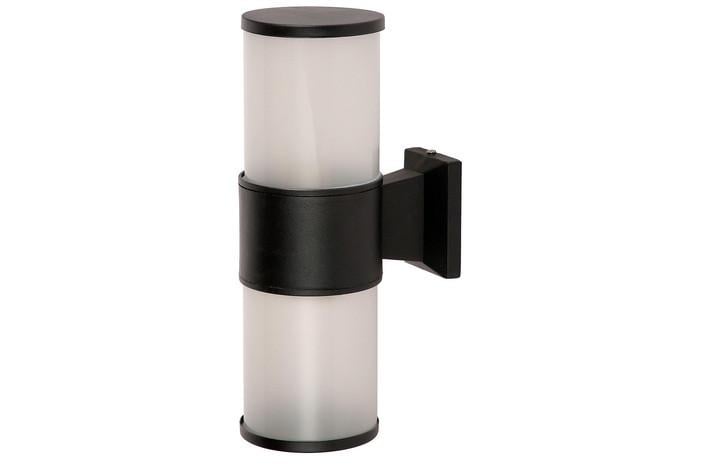 Светильник уличный Levistella настенный на два стеклянных плафона под лампы Е27 Черный (923LYH10-2 BK)