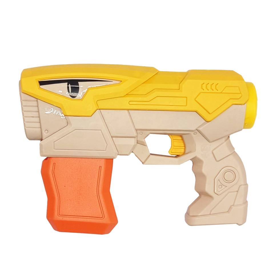 Дитячий іграшковий пістолет водяний Electric Water Gun Shark X2-BC на акумуляторі Жовтий (RLT41729s53902)