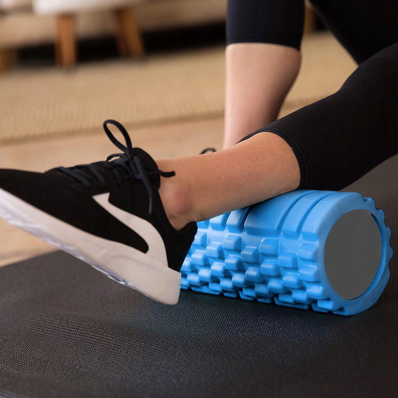 Массажный ролик Springos FR0014 33x14 см Light Blue - фото 7 Массажный ролик Springos FR0014 33x14 см Light Blue - фото 7