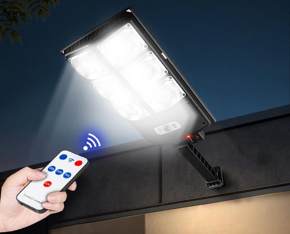 Ліхтар вуличний на стовбі із сонячною панеллю та пультом 180 LED W789A-3 (234569832) - фото 6 Ліхтар вуличний на стовбі із сонячною панеллю та пультом 180 LED W789A-3 (234569832) - фото 6