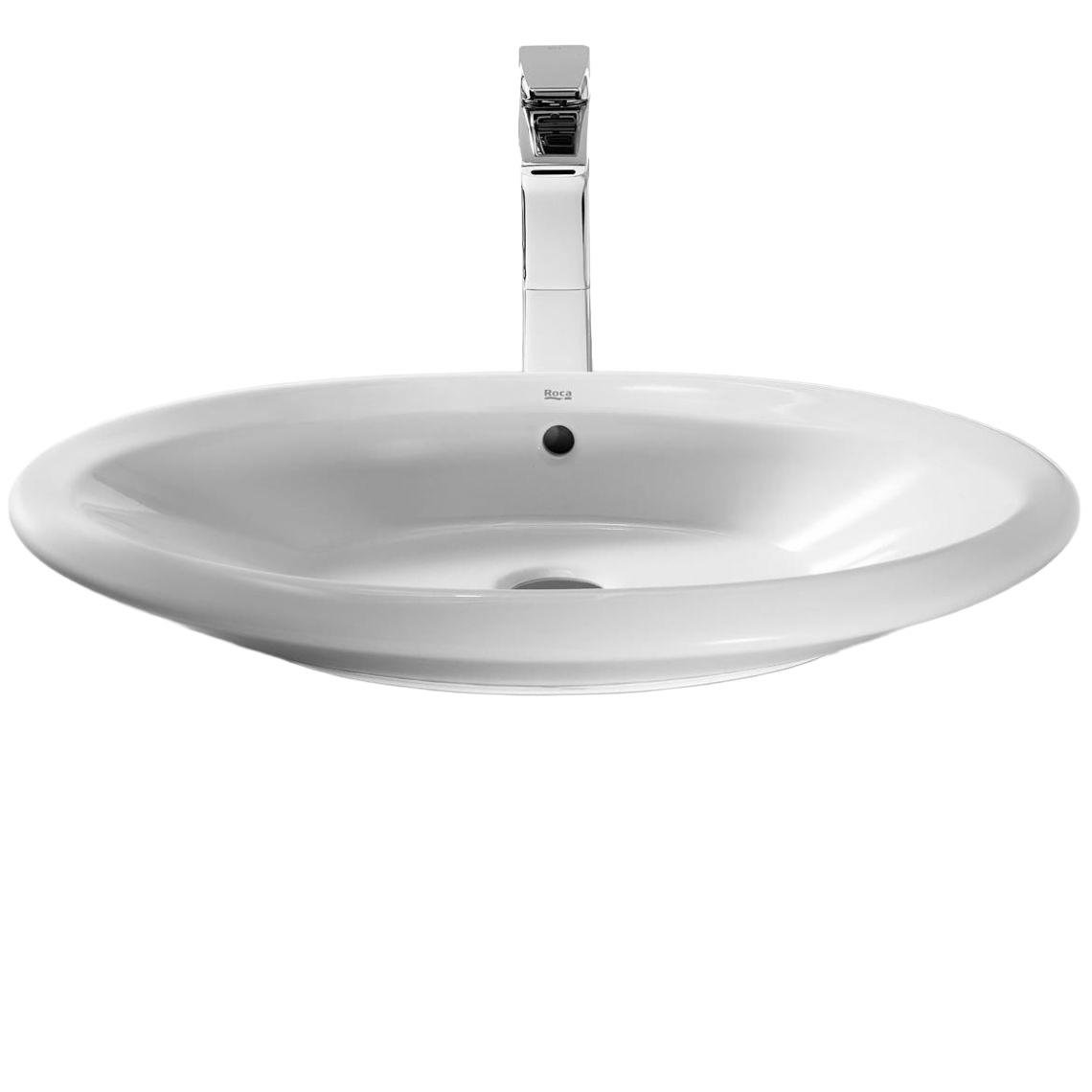 Умивальник накладний ROCA Urbi A32722B000 640x430x110 мм Білий (143202)