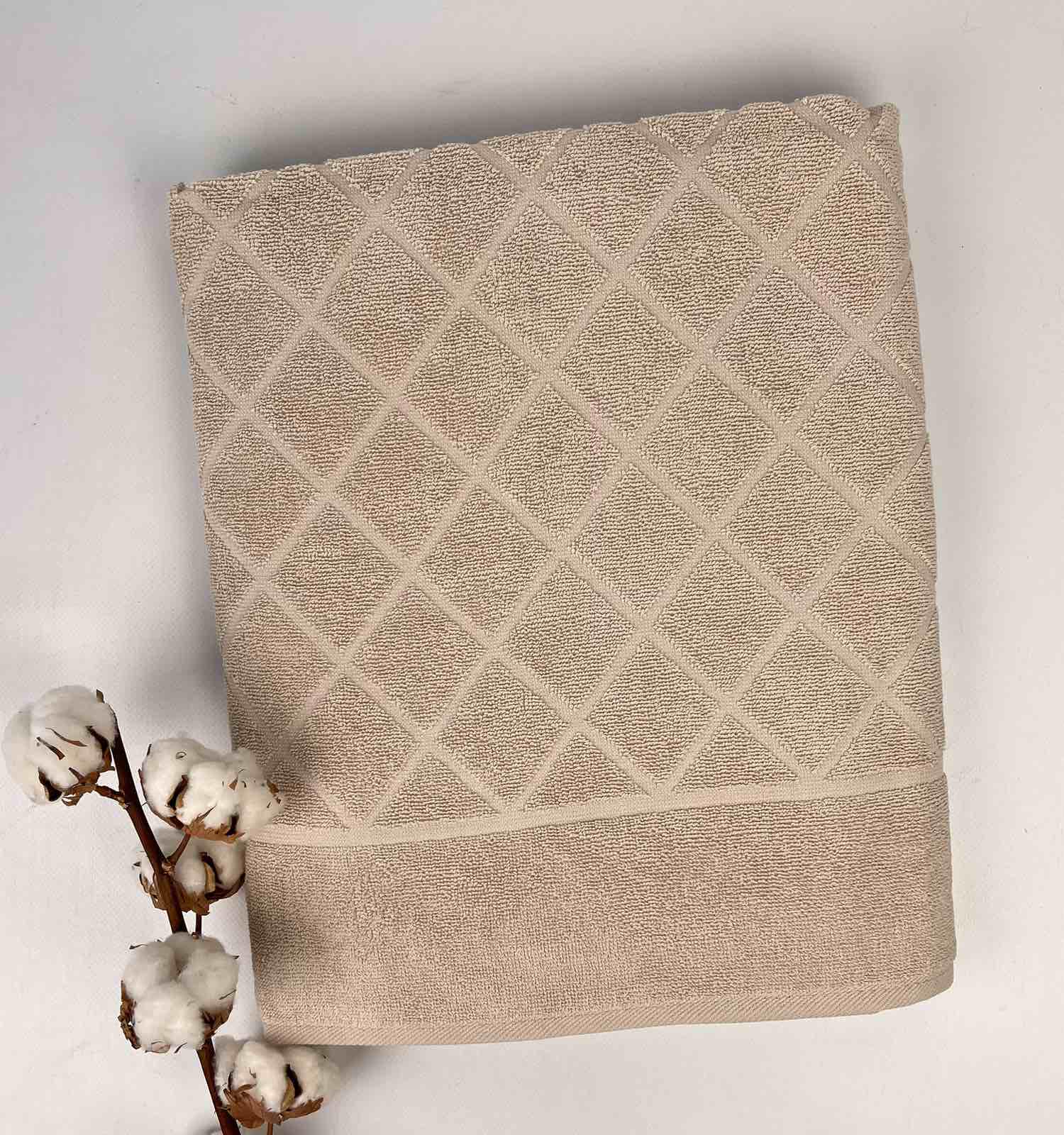 Рушник AE Model-2 90х150 см Бежевий (CN32570) - фото 1