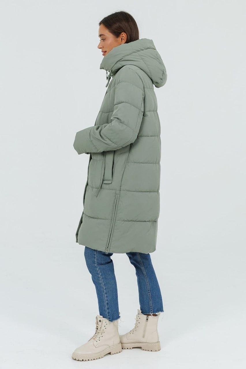 Пуховик 5924c р. 56 Оливковий - фото 2 Пуховик 5924c р. 56 Оливковий - фото 2