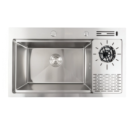 Кухонная мойка Platinum Handmade нержавеющая сталь 78x46 см (30291443)