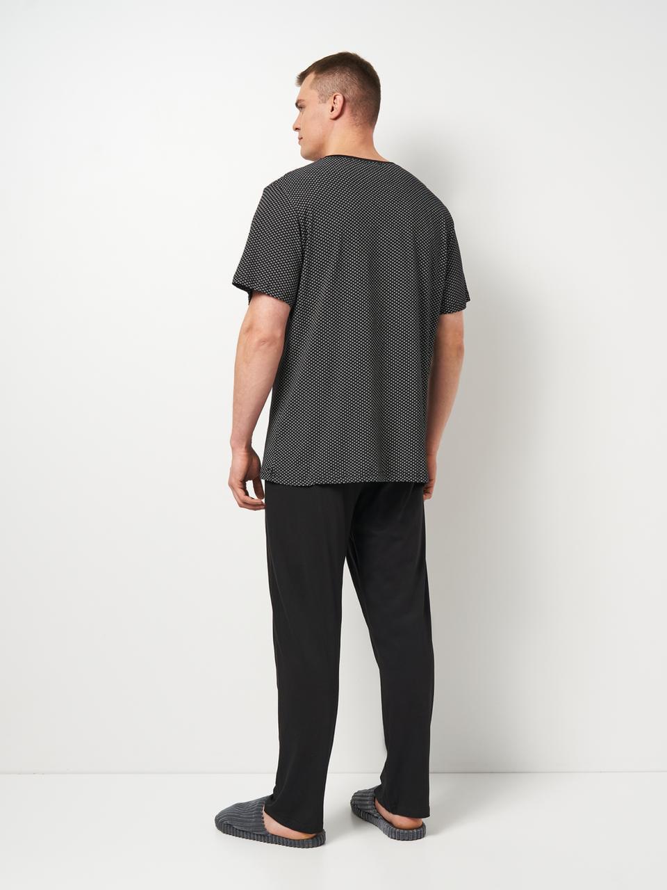 Пижама Cotpark хлопок 3XL Черный (602-08-3XL) - фото 2