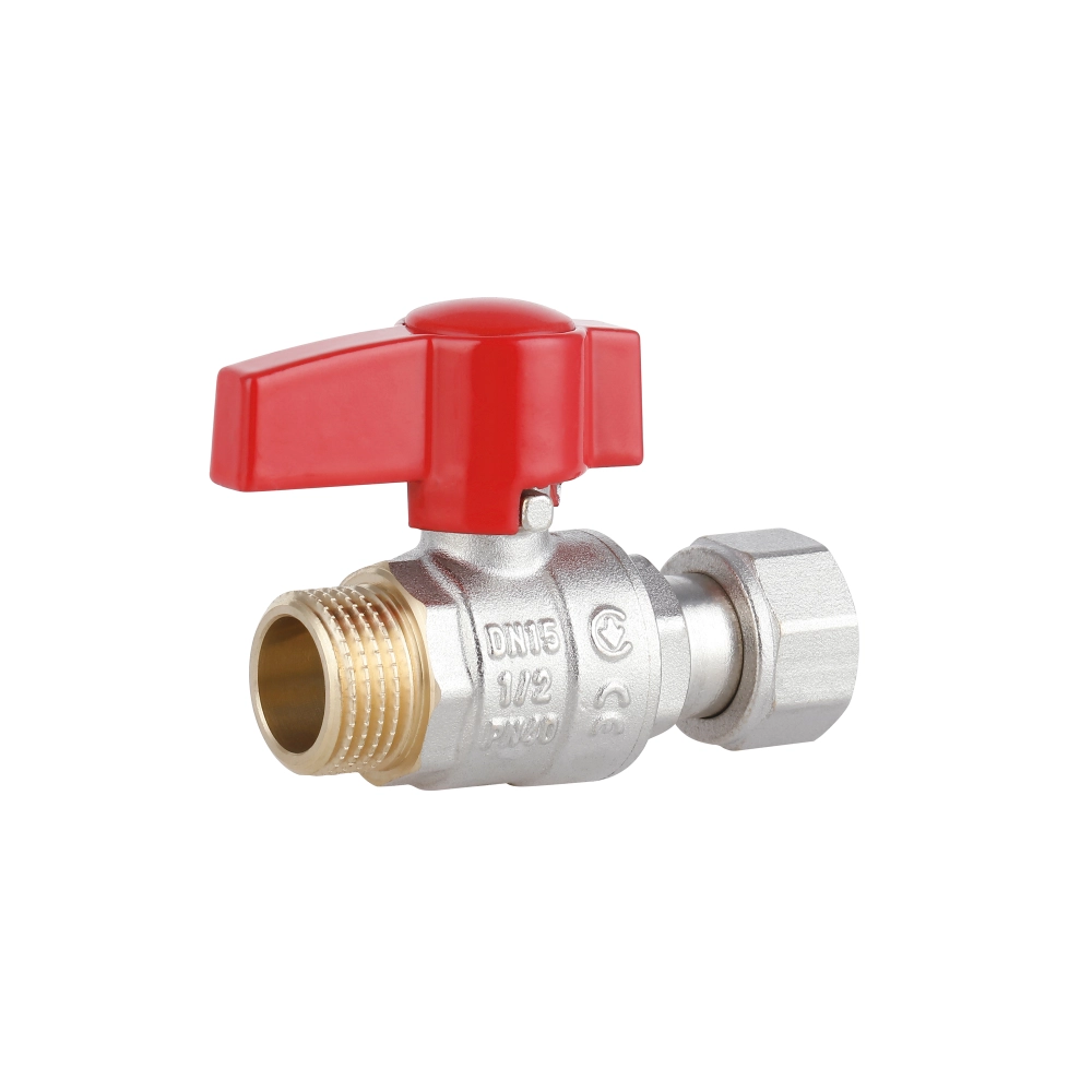 Кран шаровой прямой Thermo Alliance Standart 1/2"ВЗ с накидной гайкой (SD00054685)