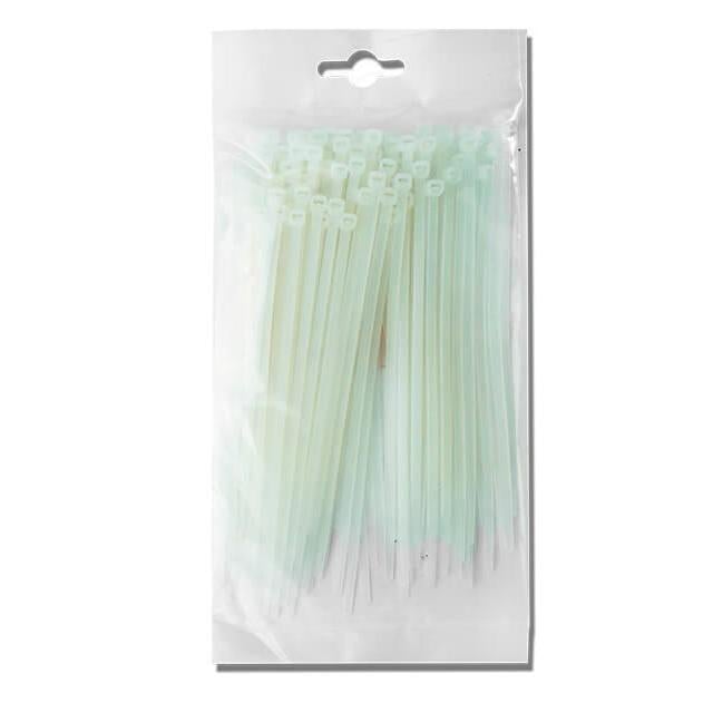 Хомут пластиковий 2,5x200 мм 100 шт. White