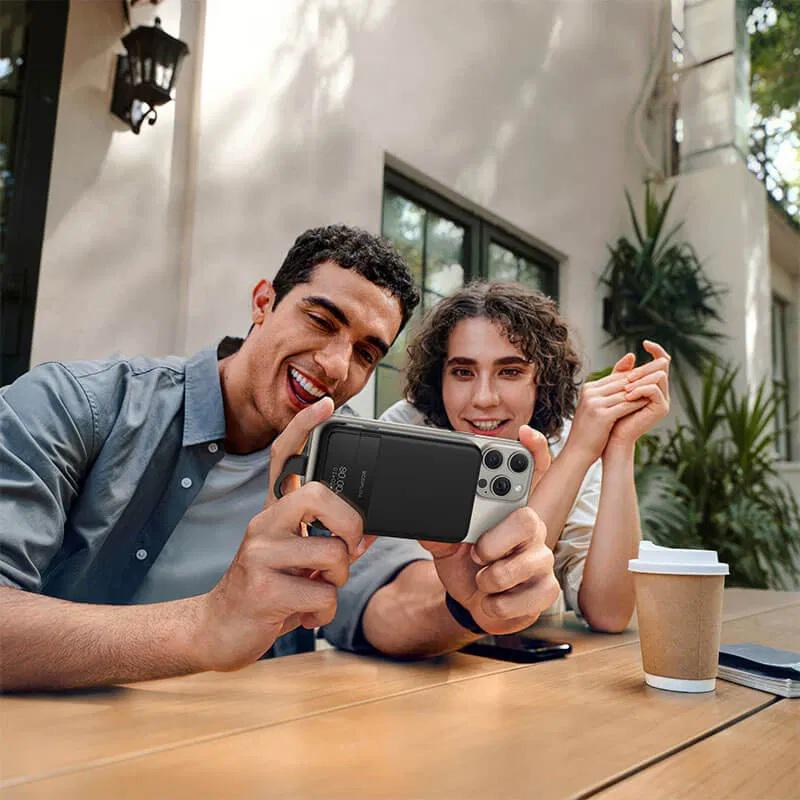 Повербанк магнитный EcoFlow RAPID 5000 мА/ч Qi2 USB-C PD3.0 Black (12af66c5) - фото 8