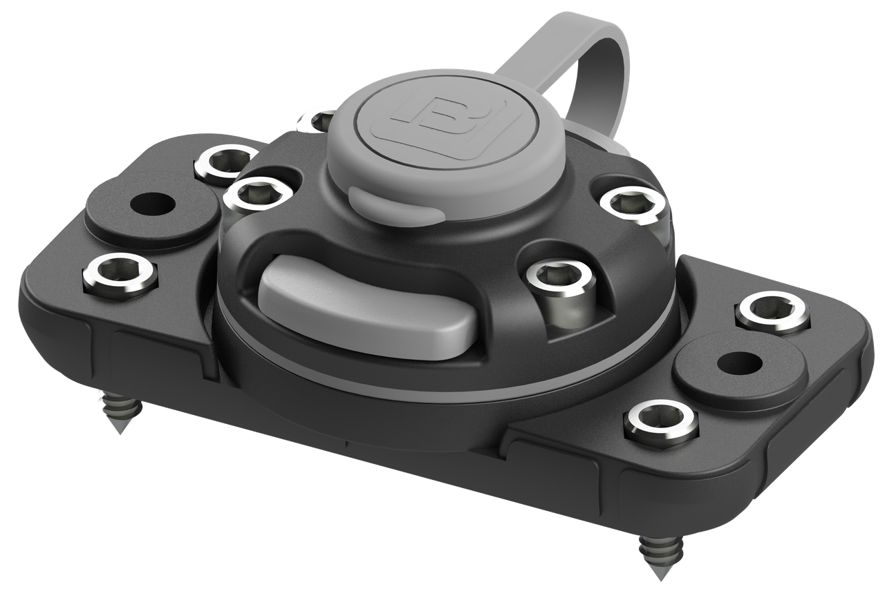 Підсилена монтажна система Borika FASTen FFr444 для кріплення аксесуарів на твердих поверхнях Чорно-сірий (01.01.003.03.01)