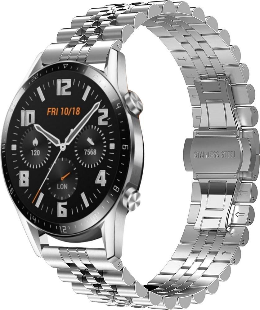 Браслет металлический Stech для Huawei Watch GT 2 46 мм Silver (25252-59)