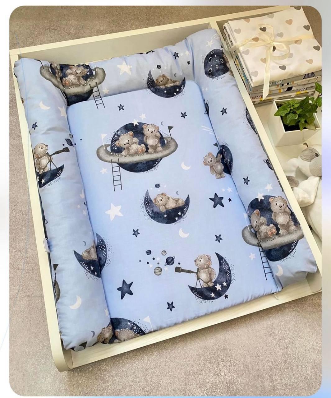 Матрасик на пеленальный стол со съемным поролоном 70хх55 см (7747) Матрасик на пеленальный стол со съемным поролоном 70хх55 см (7747)