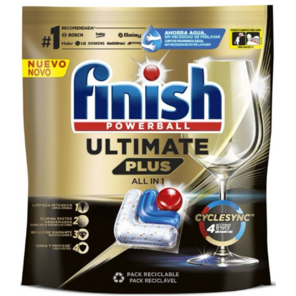 Таблетки для посудомийної машини Finish Ultimate Plus All in 1 42 шт.