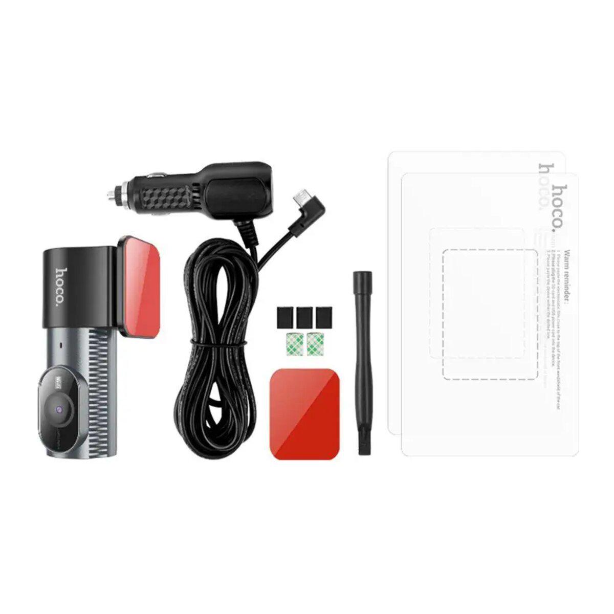 Відеореєстратор автомобільний Hoco DV13 Screenless 200 mAh HD 1280x720 Iron Grey (6942007644167) - фото 6 Відеореєстратор автомобільний Hoco DV13 Screenless 200 mAh HD 1280x720 Iron Grey (6942007644167) - фото 6