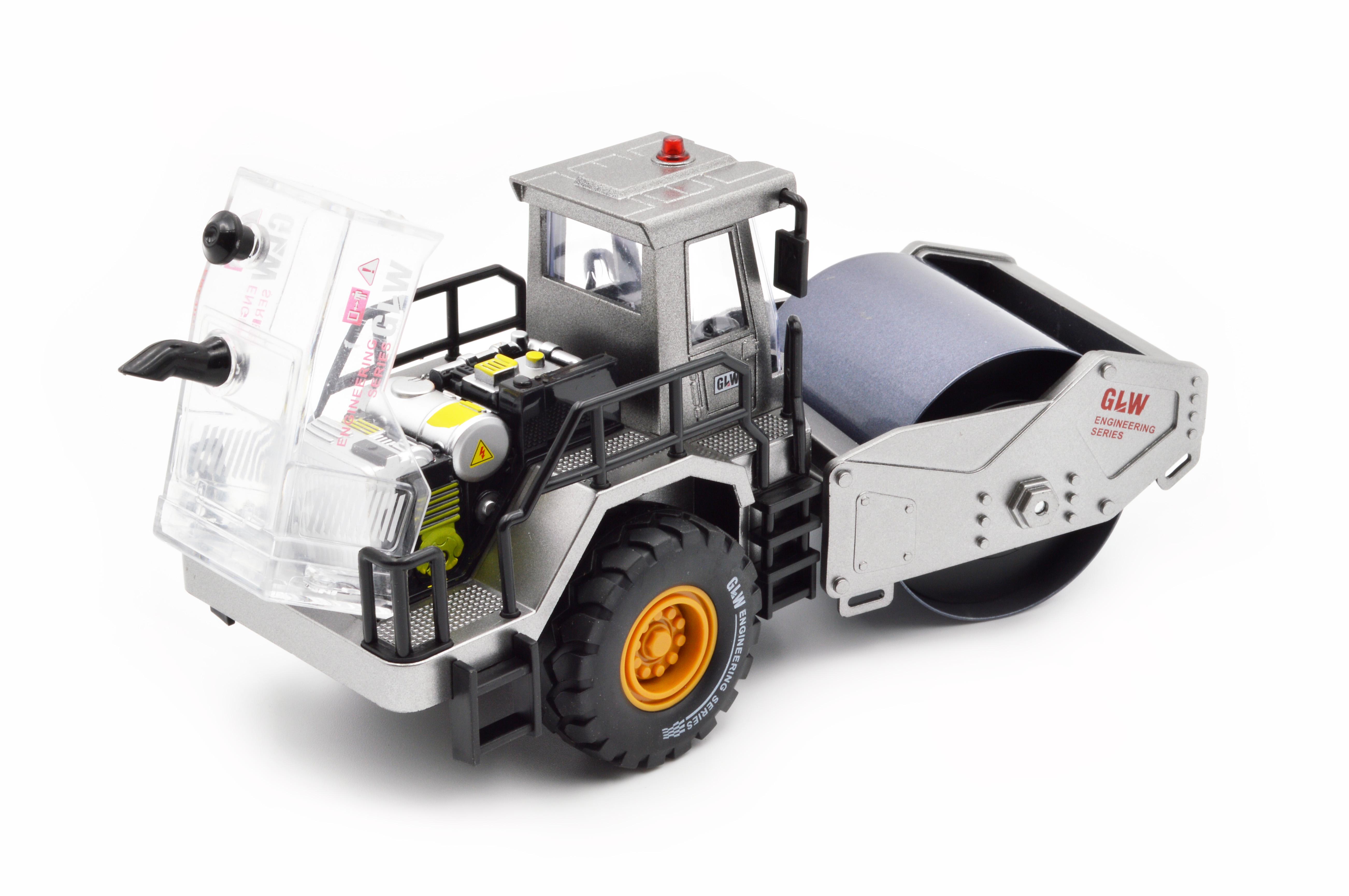 Модель асфальтовий каток 31090 металевий каток інерція звук світло - фото 4 Модель асфальтовий каток 31090 металевий каток інерція звук світло - фото 4