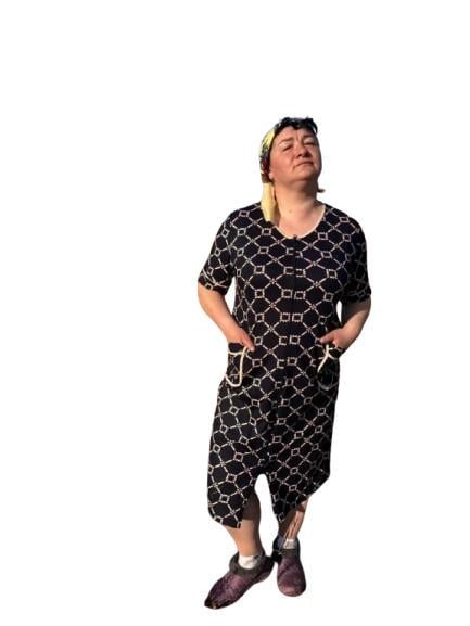 Халат женский хлопковый L Черный (П4К-al-batal-25-004) Халат женский хлопковый L Черный (П4К-al-batal-25-004)