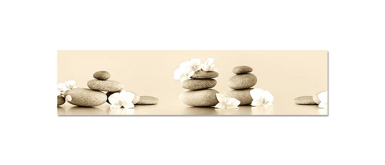 Фартук кухонный Пирамида камни 60х250 см Бежевый