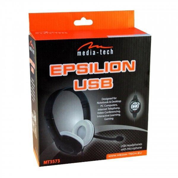 Навушники з мікрофоном Media-Tech MT3573 EPSILION USB 110 дБ (568790) - фото 6