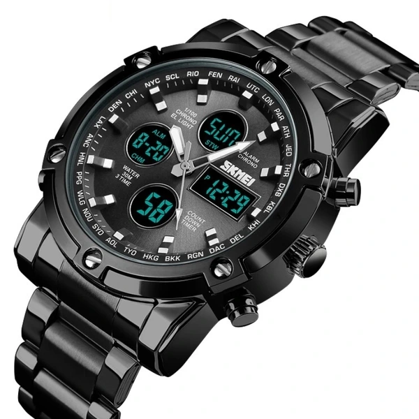 Годинник чоловічий спортивний тактичний Skmei Molot Limited AllBlack (7197)