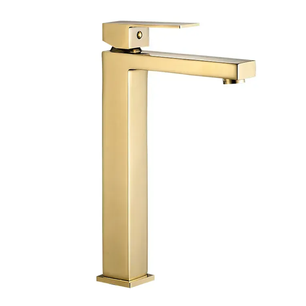 Змішувач для раковини VBI Loreno високий Золотий (VBI-050201GL)