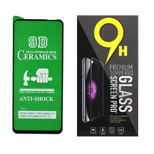 Плівка протиударна захисна Ceramics для Xiaomi Redmi 12/Redmi 12 5G/Redmi Note 12R Full Glue Чорний